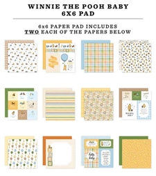 Echo Park Paper Pad 6x6" - Winnie The Pooh BABY